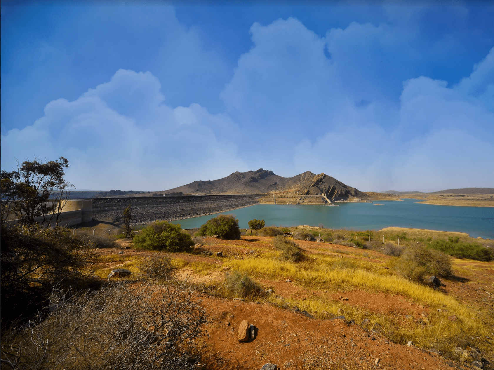 Lac de barrage Youssef Ben Tachfine